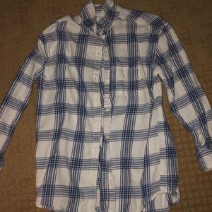 Plaid Long Sleeve Button Down